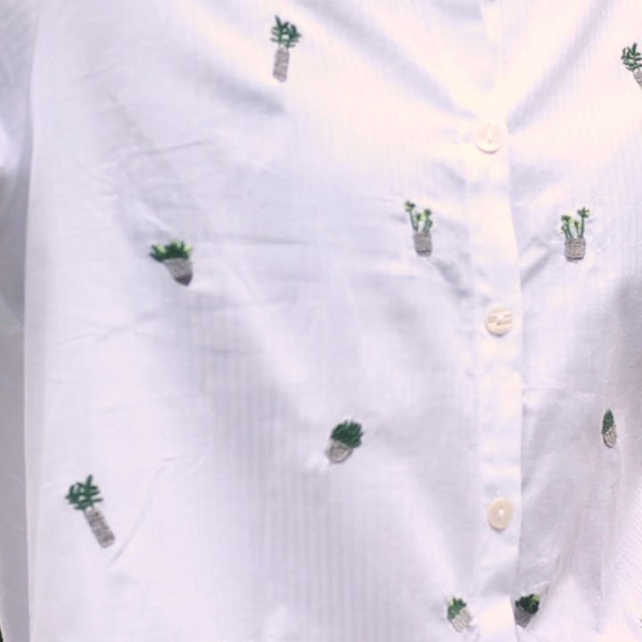 White,Clothing,Green,Collar,Button,Sleeve,Shirt,Textile,Blouse,T-shirt